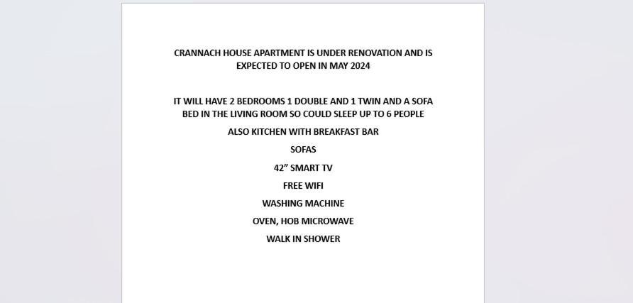 Crannach House Apartment Ballater Kültér fotó